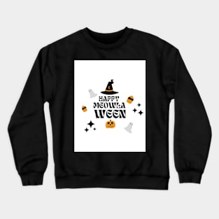 Happy Meowla Ween Crewneck Sweatshirt